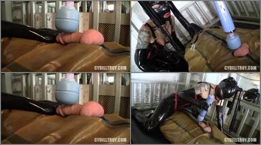 Cybill Troy FemDom AntiSex League  Rubber Smother Tease preview