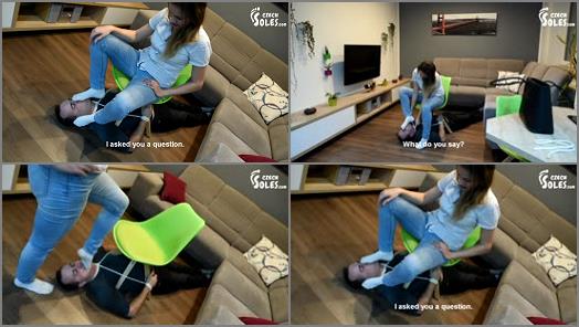 Socked feet – Czech Soles – Tied Up And Forced To Smell Megan’s Socks