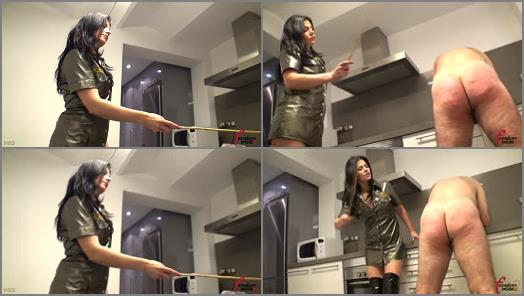 Femdom Insider MP4  Severe Military Caning   Mistress Soraya  preview