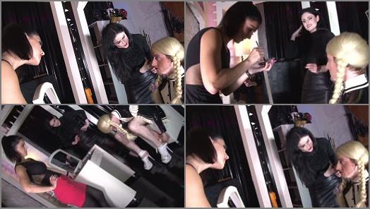 Mistress Blackdiamoond  Sissy gets her makeup preview