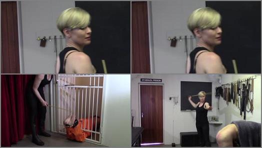 Spanking – Strafkamer – MISTRESS BATON Prison Caning II – Hard Corporal punishment
