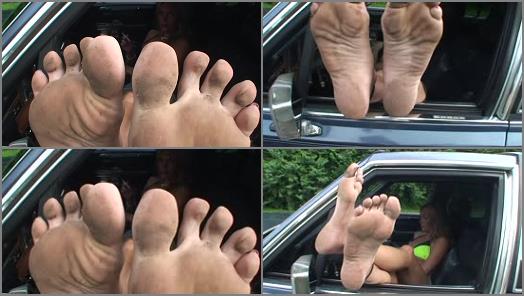 Dirty soles – Sweet Southern Feet – Jenna J’s Car Soles