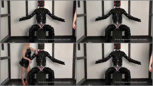 Bondage Male –  Tease And Thank You – A Real Self Edging Treatment –  Mandy Marx