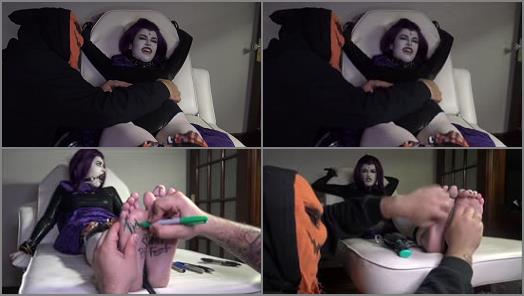 Soles tickling – The Tickle Room – Raven CAPTURED "You Will SUBMIT"