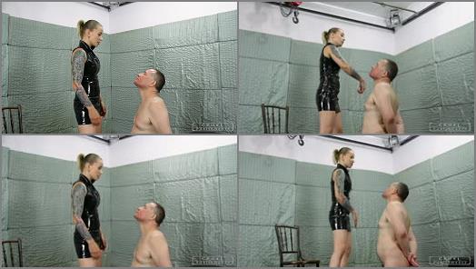 Female Domination – CRUEL PUNISHMENTS – SEVERE FEMDOM – Red marks on his face –  Mistress Anette