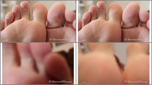 Wrinkled soles – Dominant Princess – My Feet On Your Face