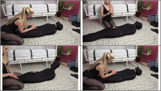 Bondage Device –  Tease And Thank You – He Came in Two Minutes –  Mandy Marx