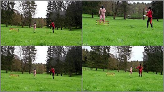   Mistress Lady Renee  Ball stretching pony jumping preview