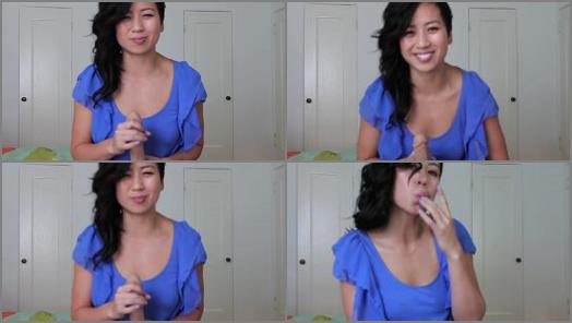 Male Cum Swallowing – Mistress Lucy Khan in video ‘FemDom JOI video’