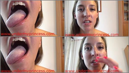 Pov Spitting – Princess Amira starring in video ‘Amirah Look at Me Again’ of ‘Under my princess’ studio