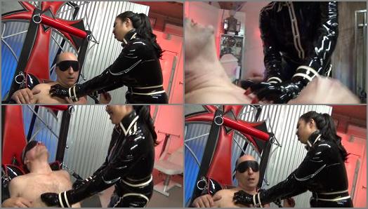 Gloves – Cybill Troy FemDom Anti-Sex League, Mistress Natsumi Tanaka, Scratched to Ribbons – Stratching with red nails