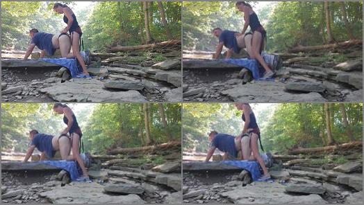 Female Domination – Injoybacon – Homemade Passionate Outdoor Public Amateur Pegging