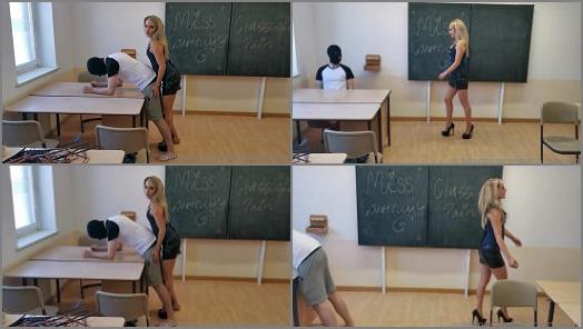 Femdom – Mistress Courtney – Teacher Spanking Bad Student