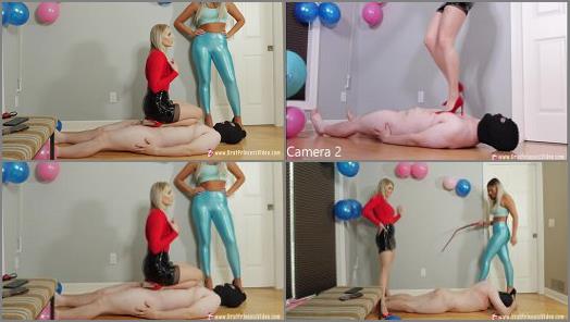 Brat Princess 2 2021 – Brat Princess 2 (HIGH HEELS 2021) Amber and Ava – Trample and whip exhausted slave