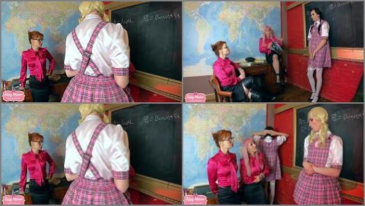 Red Ass – Sissy Manor – Rosie and Emily Schoolgirl Punishment