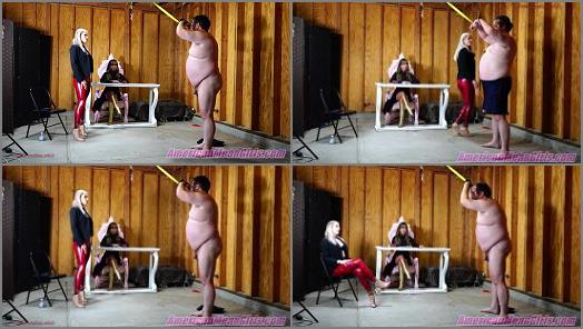 Submissive Slave Training – The Mean Girls (MEN FOLLOWING ORDERS 2022) Ball Busting Verdict –  Princess Amber & Lexie Chase