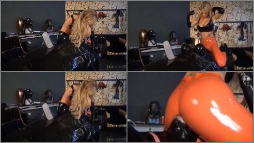 Rubberdoll – Calea Toxic starring in video ‘Calea Toxic Facesitting Queen (Vacuum, Wrapped, Tease and Denial Part 2)’