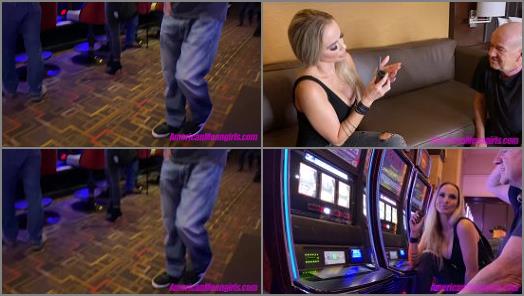 Gambling – Goddess Platinum starring in video ‘Shocked Slot Slut’ of ‘THE MEAN GIRLS’ studio