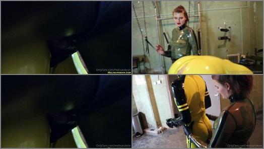Miss Melisande Sin starring in video Rubberprisoner addicted to my cock preview