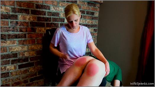  WifeSpanks Clip Store  Hairbrush Spanking for a Bad Boy  preview