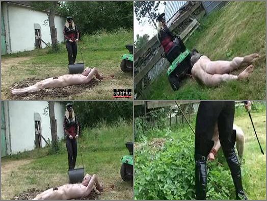 Forced To Lay In Sting Nettles – KELLY KALASHNIK MP4 VIDEOS – SLAVE DEGRADATION IN THE COUNTRY SIDE