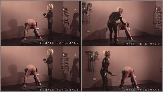 Caned By A Mistress – Female Supremacy – Beat The Meat