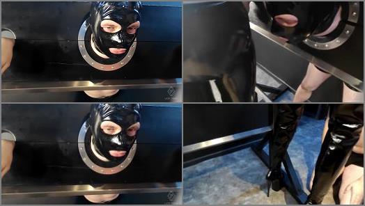 Bondage – Lady Perse (2020) I covered this slave face with my spit