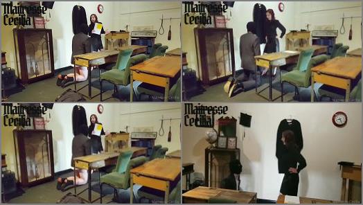 Full Force Ballbusting – Maitresse Cecilia – Every Wrong Answer Will Hurt Him In His Pathetic Nuts