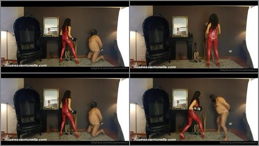 Mistress Antonella  Chastity Belt And Boxing Match By Mistress Antonella preview