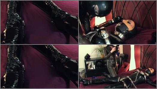 Latex – The English Mansion (Female Domination 2022 online) Lesson In Chastity – Complete Movie –  Masked Mistress