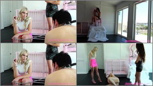 Shoe Worship – American Mean Girls (2023) ball busting in chastity – Asian Failure Tryout –  Princess Amber