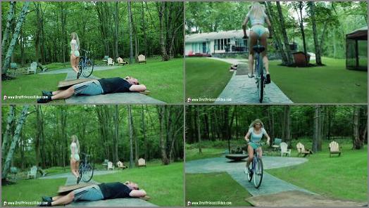 Bike – Brat Princess 2 (2023) mistress trampling – Male Gets in the way of Angry Girl Bicyclist SEE WHAT HAPPENS NEXT –  Amber