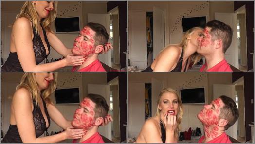 Chastity Humiliation Femdom – Danielle Maye chastity femdom humiliation: Lipstick Kisses