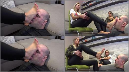 FOXY FOOT BRATS 2022 Blond Bond  Foot Domination Experience   CECILIA And GEORGINA preview
