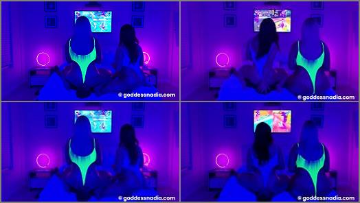 Femdom 2023 – Goddess Nadia Ass Clean: Gamer Girl Face Sitting – Scissors