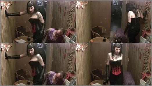 Lady Vampira 2014 slave foot mistress  Observed and Punished by the Mistress with the Leathergloves preview